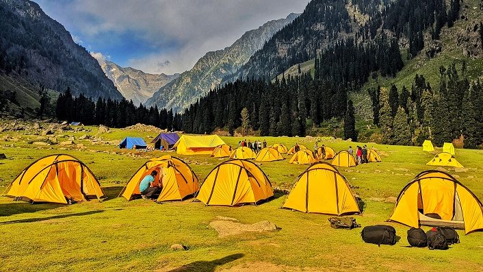 Camping in Kashmir