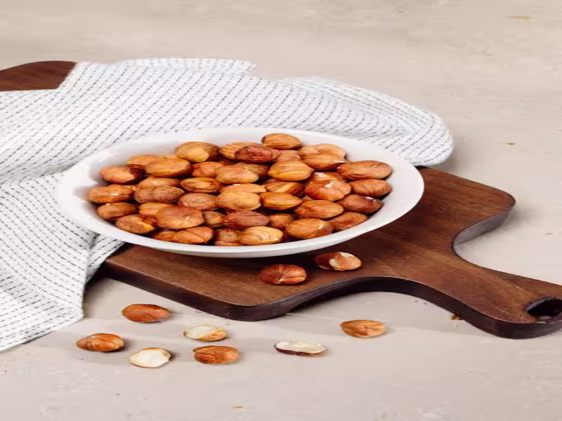 Roasted hazelnuts 