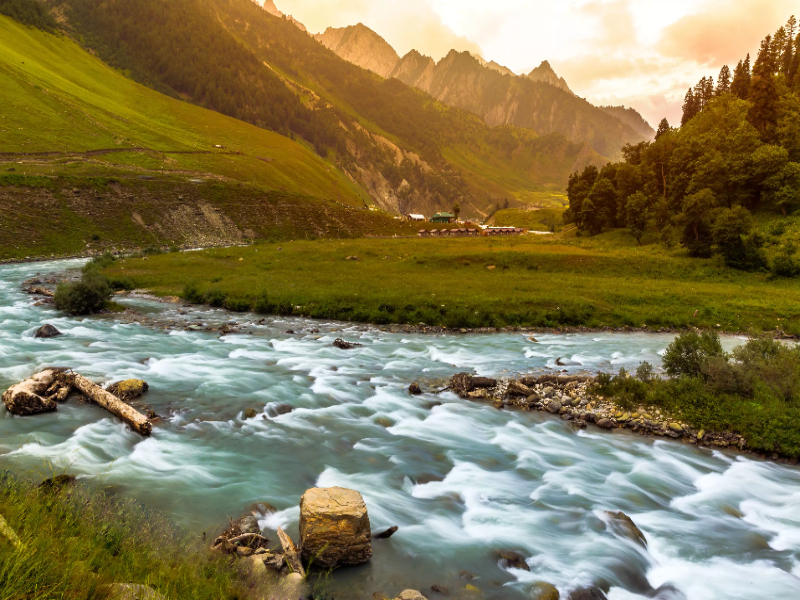 A beautiful scene from Sonamarg Valley.