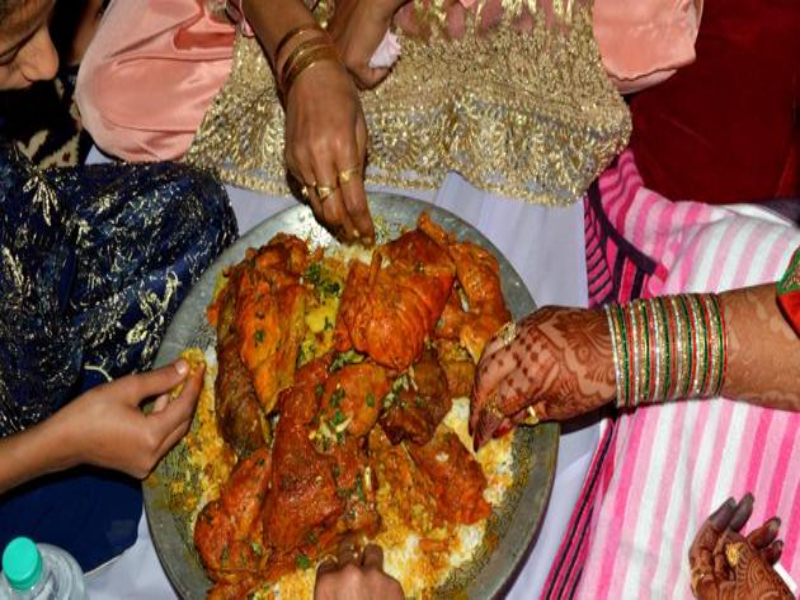 A plate of Wazwan