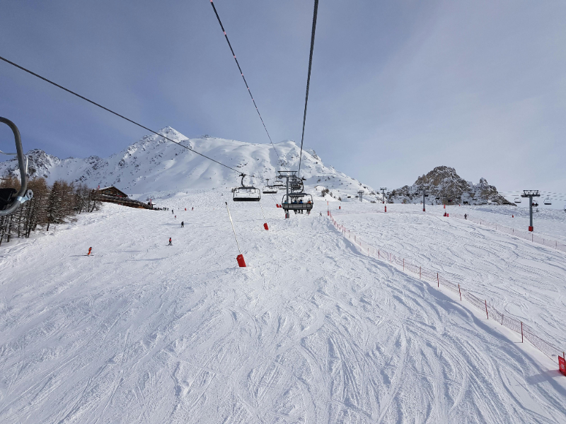 A cable car cabin