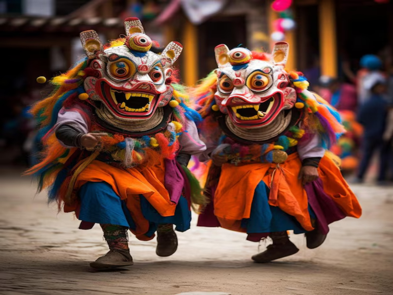 Dancing monks 