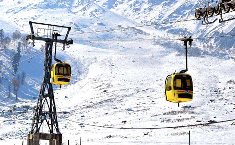 The cable car of Gulmarg 