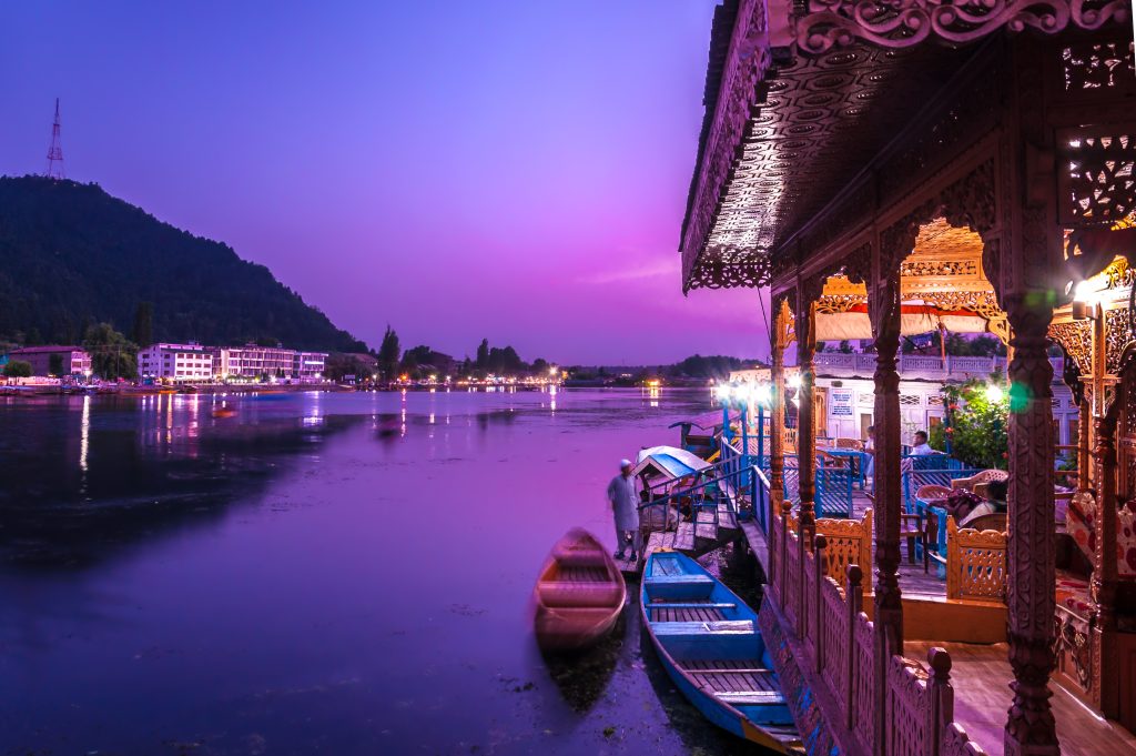 Dal Lake night view